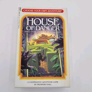 HOUSE of DANGER Choose Your Own Adventure Cooperative Game  100% COMPLETE 2018